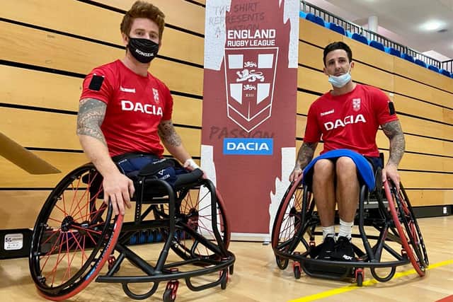 Wheelchair RL England players
