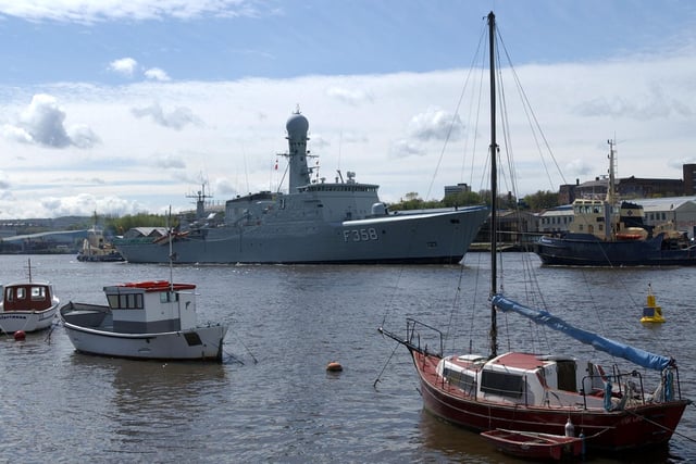 The Danish Navy ship Triton was part of the VE Day celebrations in 2005. Remember this?