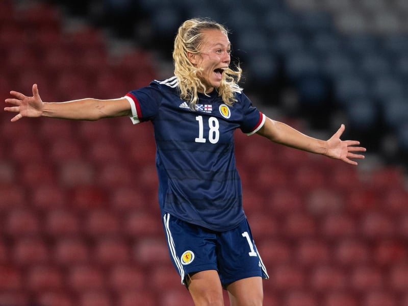 SWNT's Claire Emslie knows where the net is and has been a vital cog of many recent Scotland sides. The Toffees striker is another SWNT's star who makes the top 10.