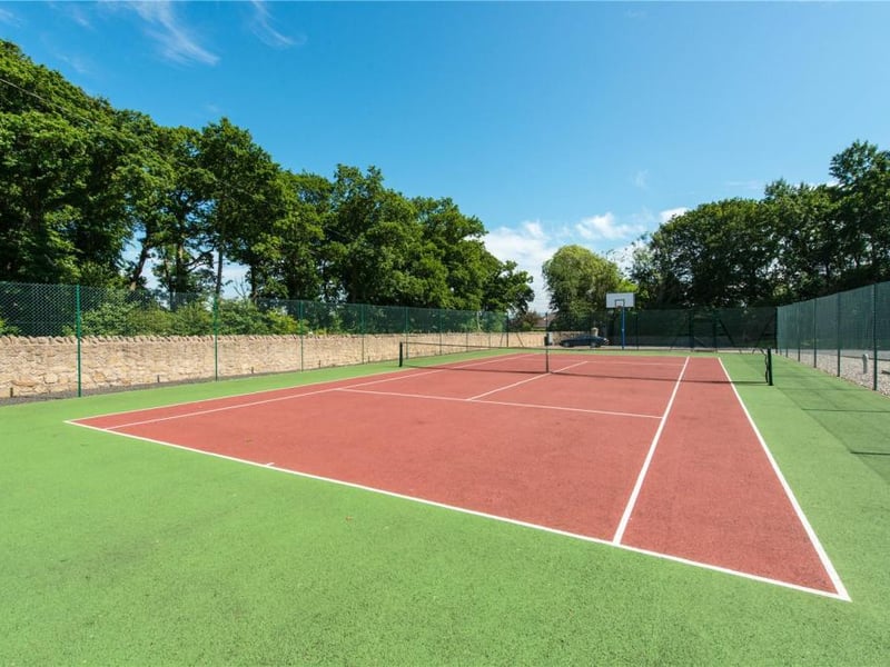 Tennis court.