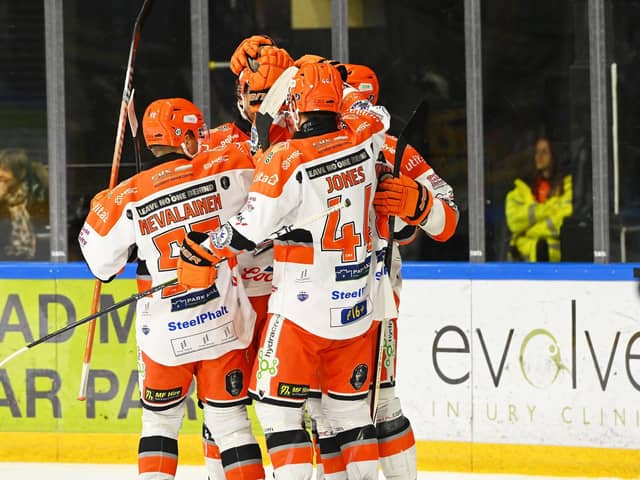 Joy for Steelers at Nottingham. Picture: Dean Woolley