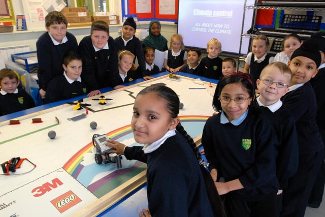 Pupils prepare to take part in their first Lego league in 2008 but who can tell us more?