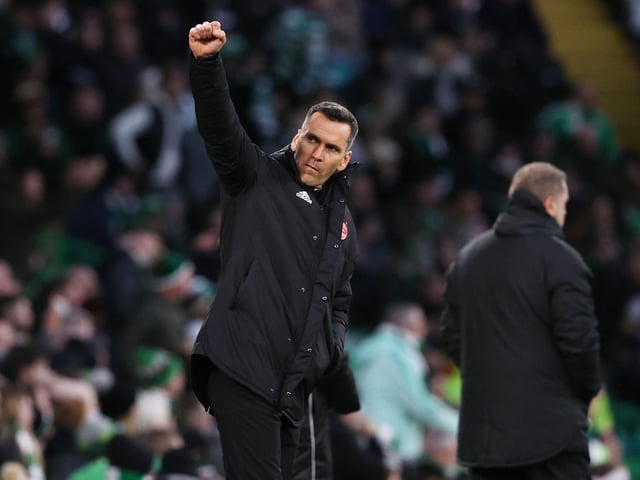 Stephen Glass is unsure if his midfield duo of Dylan McGeouch and Scott Brown will be fit for the midweek clash with Livingston. Both went off injured against former club Celtic on Sunday. Glass said: “Dylan got a bang on his calf in the first half and it was tightening up and had to come off. Broony was a little bit of tightness in his hamstring.” (Various)