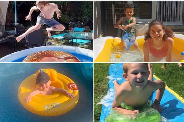 15 adorable paddling pool photos.