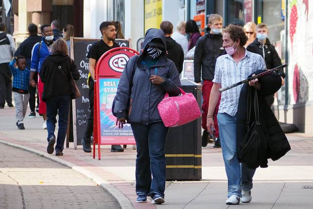 This picture is a fair representation of Sheffield City Centre when talking about Covid-19.