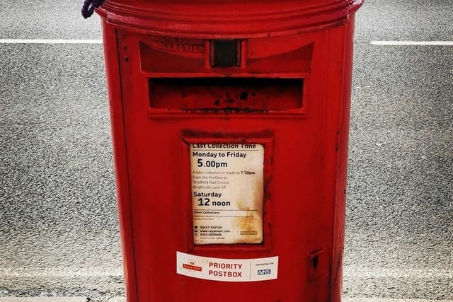 Post box on Handsworth Road taken by Jennifer Rowlett