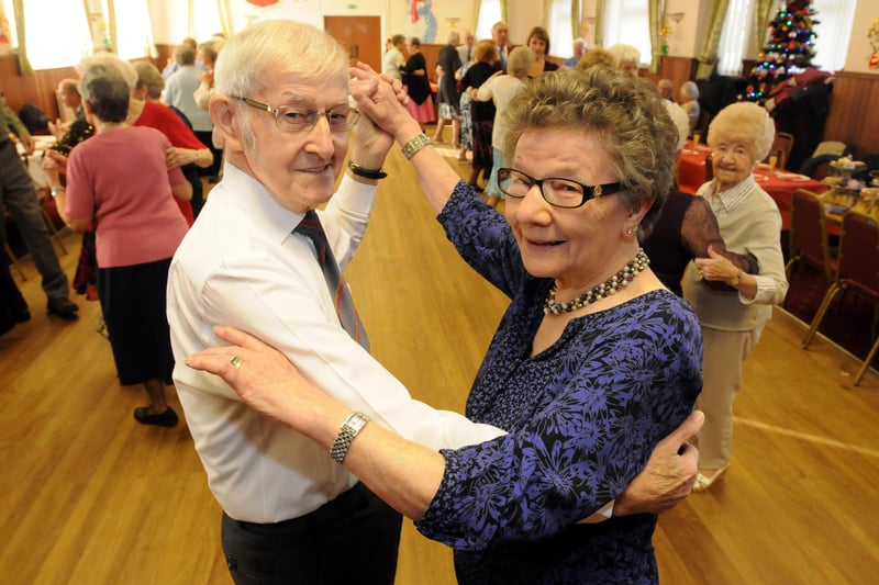 Marion Hannard and Edmond Dolphin were pictured at the Sutton Hall tea dance in 2013. Did you love to go to the tea dance back then?