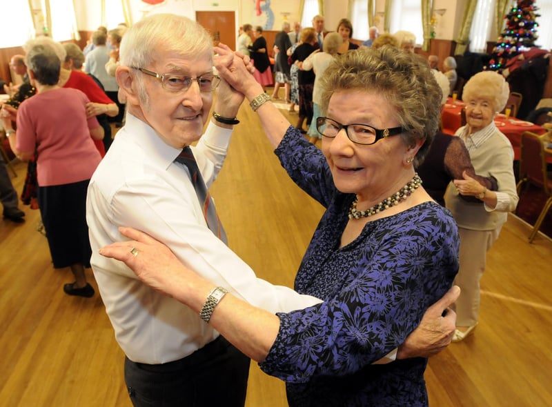 Marion Hannard and Edmond Dolphin were pictured at the Sutton Hall tea dance in 2013. Did you love to go to the tea dance back then?
