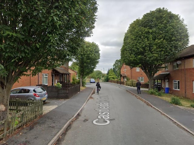 The joint third-highest number of reports of drug offences in Sheffield in January 2023 were made in connection with incidents that took place on or near Castledale Croft, Woodthorpe, with 2