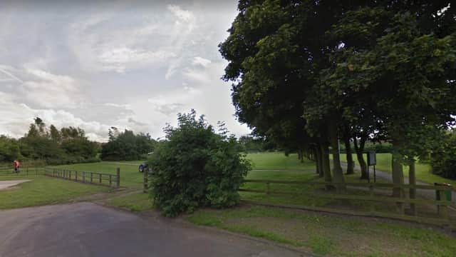The area in Wickersley Park where the incident took place. Picture: Google Maps