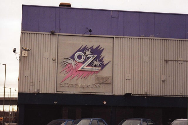 The date of this photograph remains a mystery but it shows the Oz disco nightclub in Garden Lane.