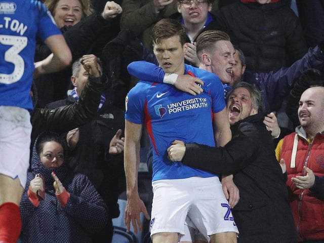 Pompey v Fleetwood in League One from Fratton Park