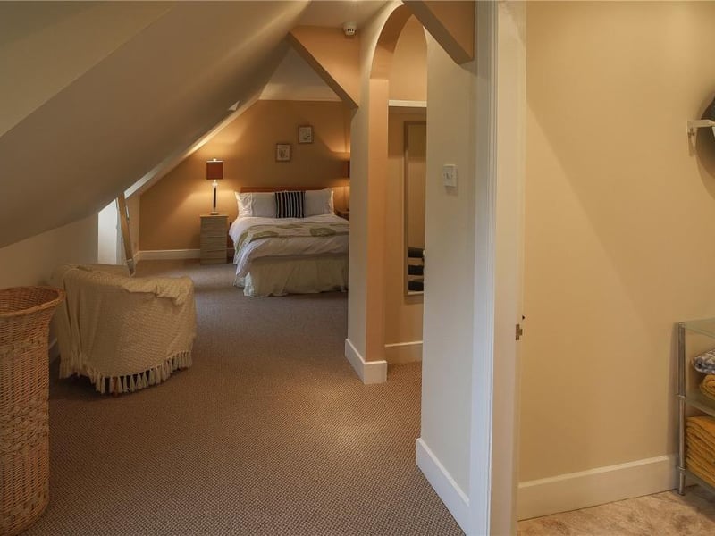 Second floor apartment bedroom.