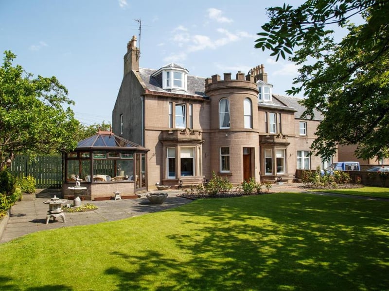 The Limes Guest House is in the centre of pretty Montrose, a short drive away from beautiful Lunan Bay and has a garden and conservatory for guests to enjoy - all for £137 for a weekend stay.
