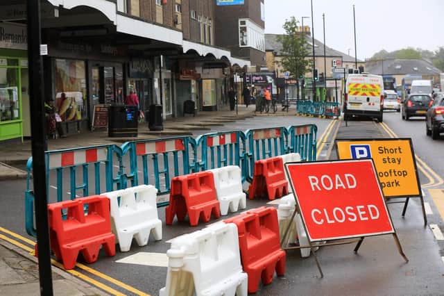 Parking bays in Broomhill have been closed to make more room for pedestrians
