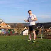 Marathon man who has completed his second run in aid of charity