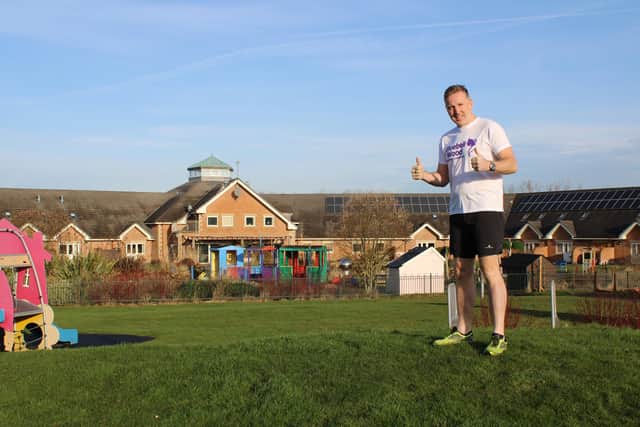 Marathon man who has completed his second run in aid of charity