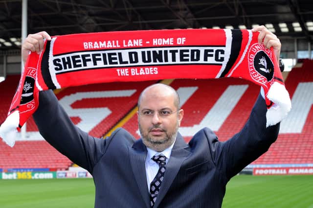 HRH Prince Abdullah pictured in 2013 after becoming joint owner of Sheffield United: Martyn Harrison/Sportimage