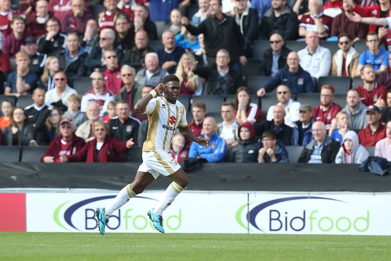 Record signing: Kieran Agard. Estimated transfer fee: £250k (from Bristol City in 2016). Current club: He's just been released by MK Dons, after five seasons. He scored 20 league goals in 2018/19, when the side won promotion to League One.