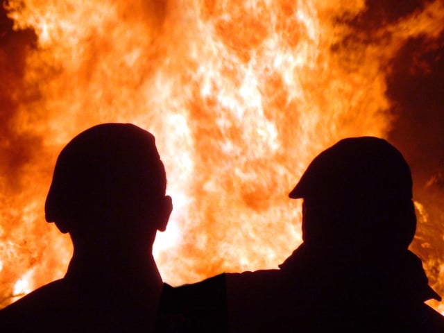 Cadets assisted the event marshals to ensure the fire burned safely.
Were you there?