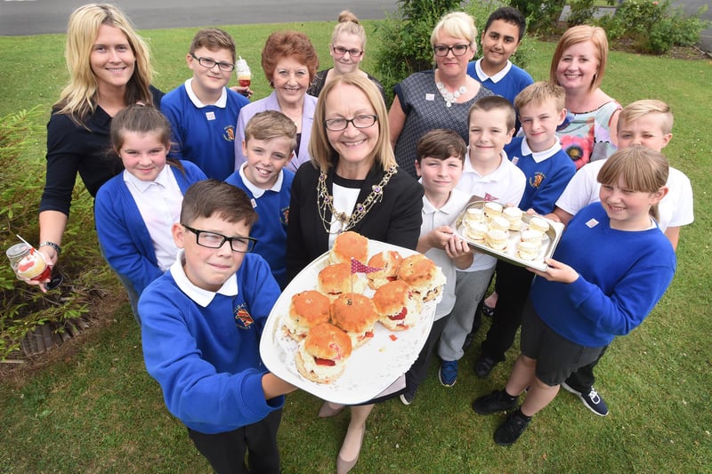 Pupils and staff from Fellgate Primary School hosted a Strawberry themed afternoon tea in 2015. Were you there?
