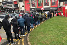 Fans queued for hours to get hold of FA Cup tickets (Danny Hall)