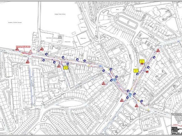 There will be intervention to widen footpaths on both sides of Raeburn Place, Deanhaugh Street and Hamilton Place. Additional parking/loading/unloading facilities will be provided on Cheyne Street. All bus stops will remain and significant footway widening along the full length of the high street from Dean Park Street to Hamilton Place, and the footway on the north side of Kerr Street, including the narrow corner at St Stephen Street.