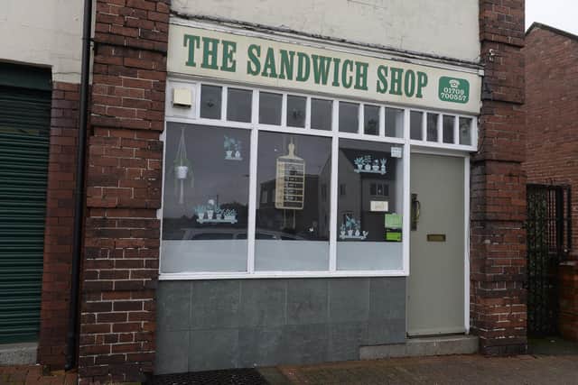 The Sandwich Shop at Thurcroft which will help struugling families with free food over the October half term