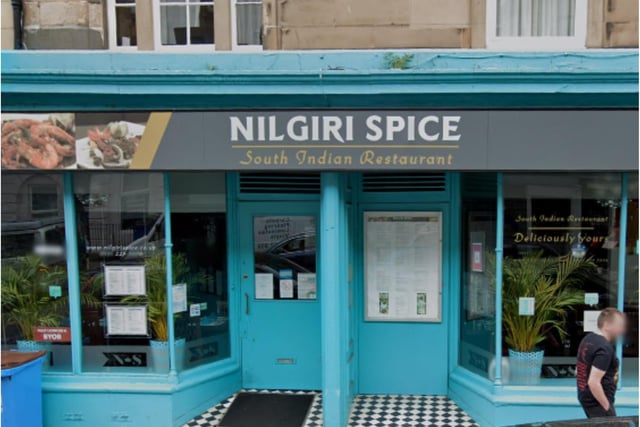 Further shout outs came from Kacey Milne for Nilgiri Spice in Tollcross.
