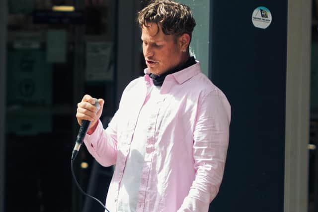 Singer Maxwell Thorpe was one of the performers in Festival on the Square in Sheffield last August. He is now hoping to make it to the semi-finals of Britain's Got Talent after wowing the judges and audience
