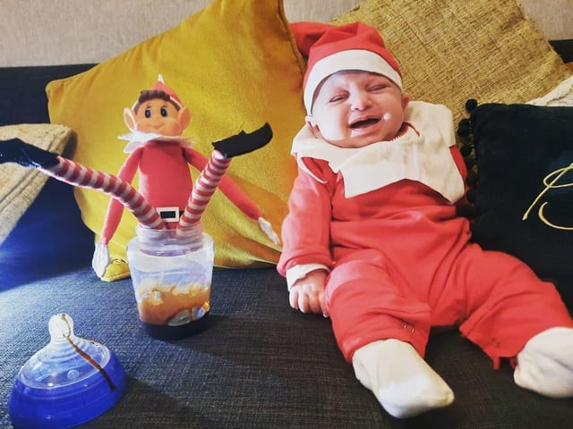 Bubbles and elf have a disagreement in the night, unfortunately Bubbles didn't take her little surprise from elf well!
