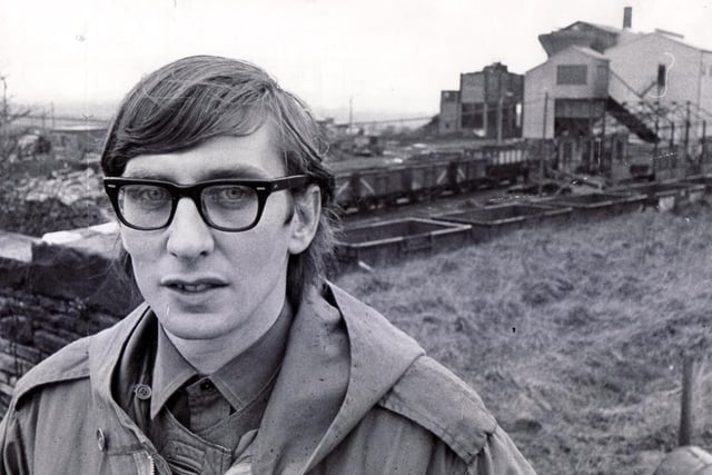 South Yorkshire-born writer Barry Hines pictured in Sheffield in 1970.