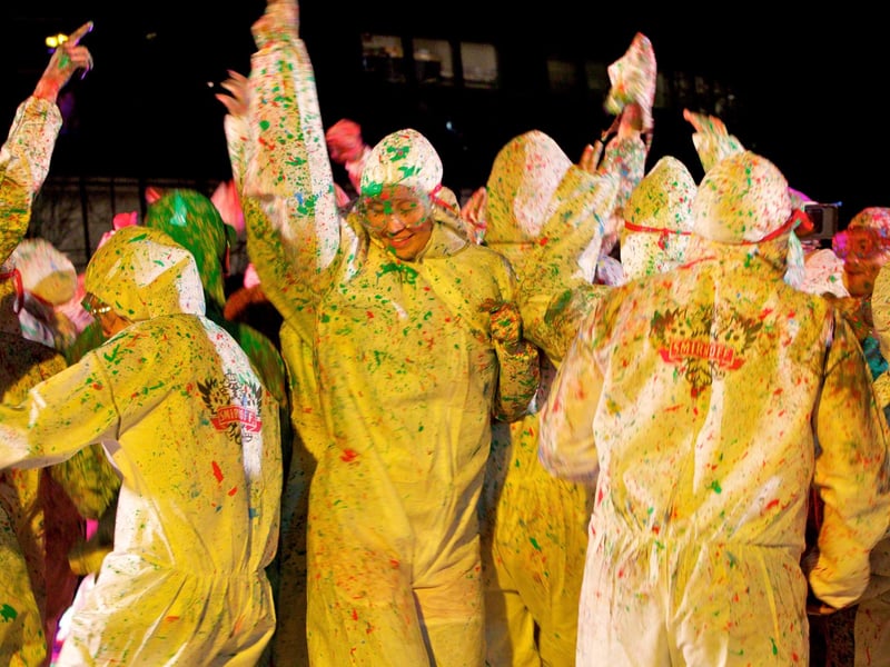 A paint party at Plug in Sheffield