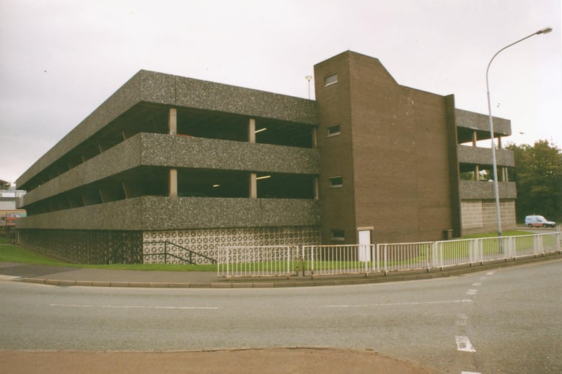 Here we seem the multi-storey car park that used to sit next to the Royal Mail sorting office next to the West Bars roundabout