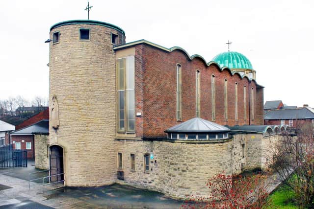The Roman Catholic Church of St Theresa, on Sheffield’s Manor estate, is one of two buildings in the city and 16 places across Yorkshire to be newly listed by Historic England this year. Photo: Historic England