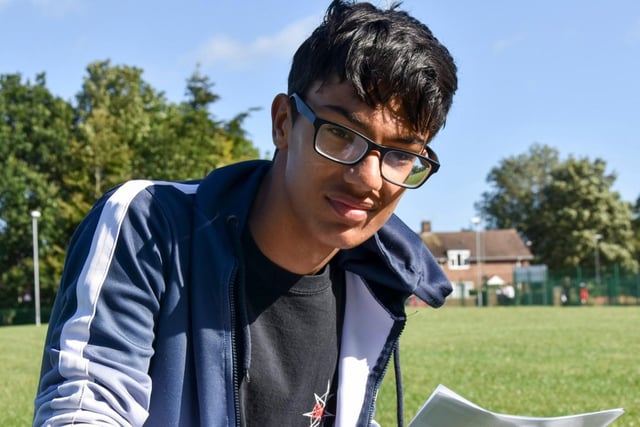 Manor student Ash got six 6s, one 7, two 5s, a Distinction and Pass in a technical award.