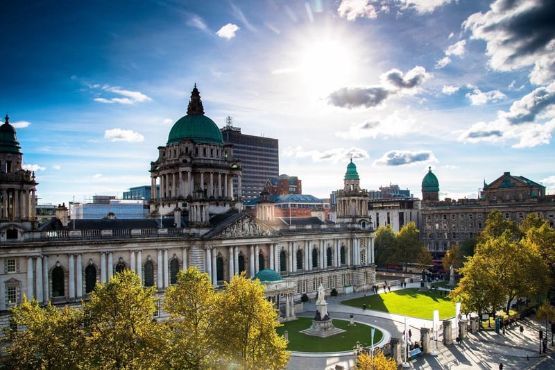 Belfast is only a short flight journey away from Glasgow with return prices starting at £49 between 14-18 August. 