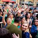 Salsa In The Square in action a few weeks ago