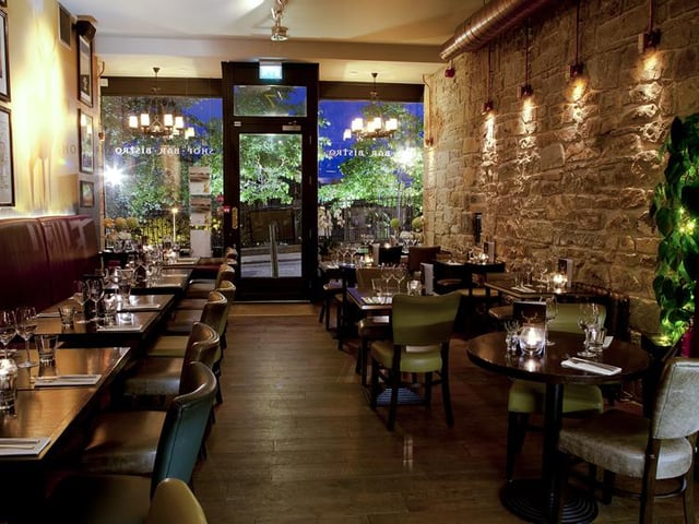 Perched on the Mound, the bar offers dramatic views over Princes Street - and they are open for business again after being closed during lockdown