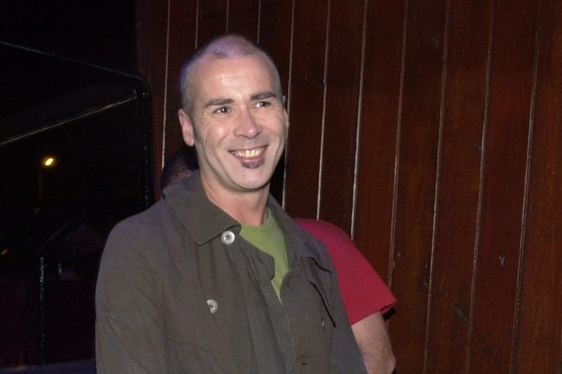 Julie Wilson, from Crookes, saw Human League frontman Phil Oakey walking down Fargate. "He's gorgeous, really lovely," she said. Picture: Roger Nadal, Sheffield Newspapers