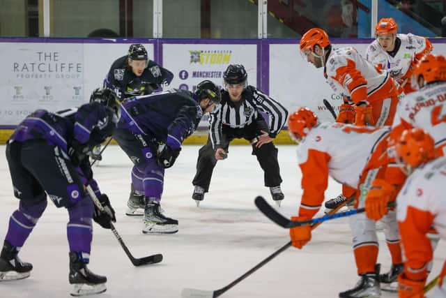 Manhester Storm and Sheffield Steelers facing off on Saturday night