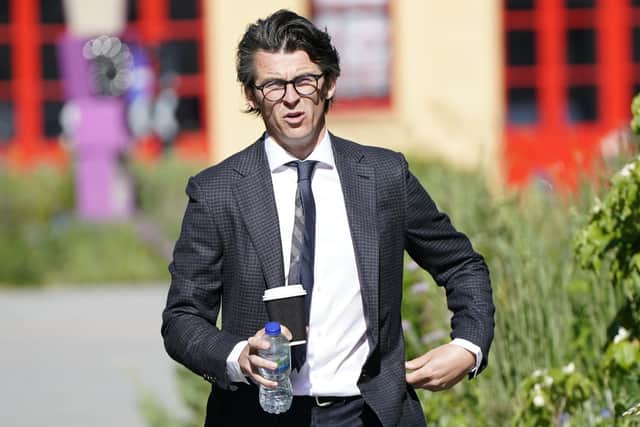 Joey Barton arriving at Sheffield Crown Court where he is charged with causing actual bodily harm to the then Barnsley manager Daniel Stendel in April 2019. Picture date: Tuesday June 8, 2021.