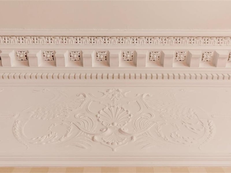 Ornate cornices.