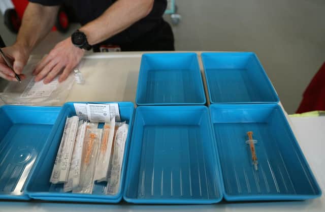 Here are the areas in Hampshire with the largest number of people over 40 with a booster vaccine. Picture: Andrew Matthews - WPA Pool/Getty Images.