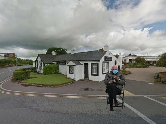 Wedding Bells could be in the air here as Bernie takes a dangerous pit stop on a busy road.