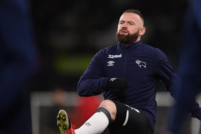 Derby County defender Curtis Davies has backed his teammate Wayne Rooney to thrive in a managerial role once he hangs up his boots, claiming he'd "command the respect of any player" (talkSPORT). (Photo by OLI SCARFF/AFP via Getty Images)