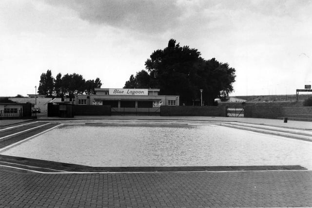 The pool in February 1991