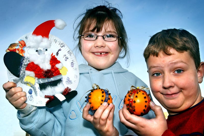 These pupils got creative at a craft workshop in 2004. Do you recognise them?