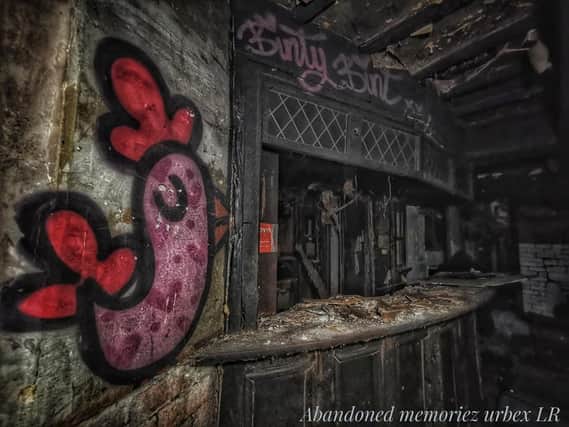 The former Ye Old Harrow pub in Sheffield is said to be one of the city's most haunted buildings (pic: Laura Rickers/Abandoned Memoriez Urbex)
