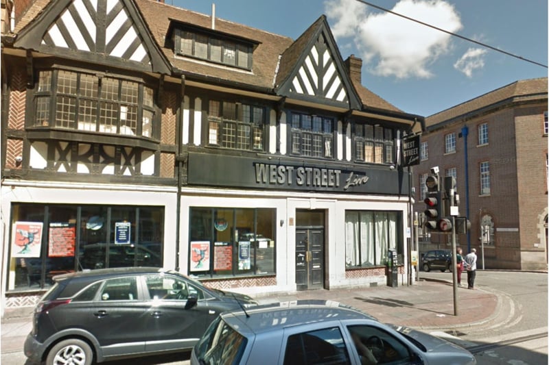 West Street Live, on West Street, was given a five-star food hygiene rating when it was inspection on October 19 2023.